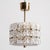 1960s Vintage Crystal Glass and Brass Pendant Light by Carl Fagerlund for Orrefors, Sweden, 1960 For Sale - Image 5 of 5