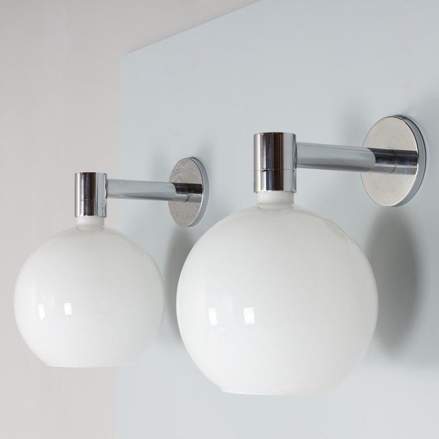 Metal Wall Lamps by Franco Albini for Sirrah, Italy, 1970s, Set of 2 For Sale - Image 7 of 18