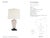Thomas O'Brien by Visual Comfort Signature Luxor Large Table Lamp in Alabaster and Bronze with Linen Shade Designer:...