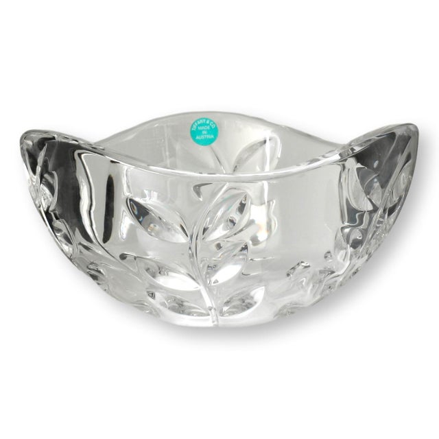 Tiffany and Co. Tiffany & Co Crystal Bowl For Sale - Image 4 of 5