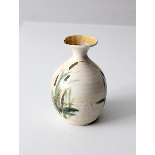 Late 20th Century Vintage Clouds of Folsom Studio Pottery Vase For Sale - Image 5 of 9