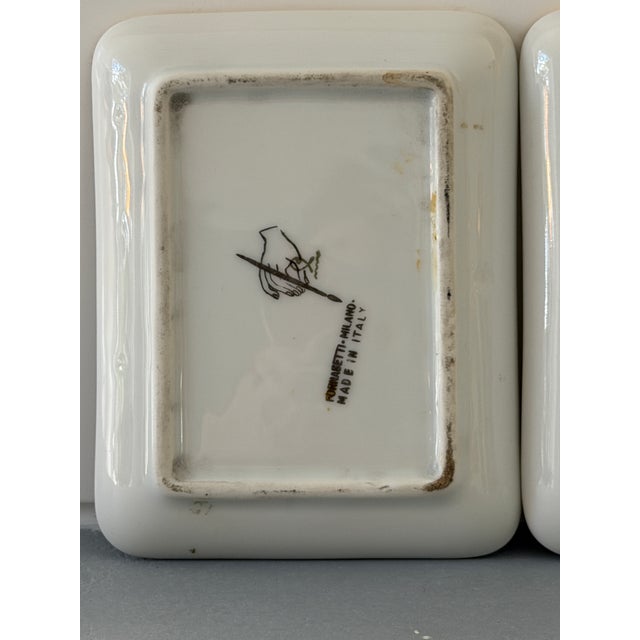 Mid 20th Century Vintage Pair of Piero Fornasetti Trinket Trays, Made in Milan For Sale - Image 5 of 13