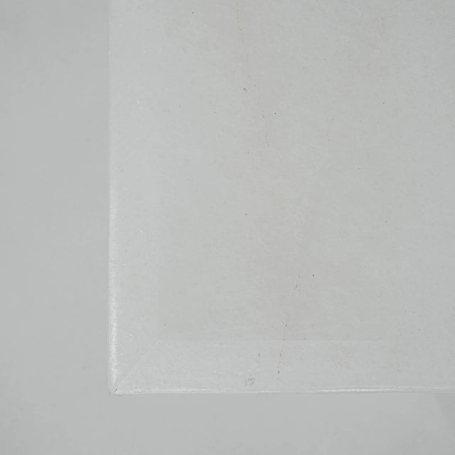 Off-white 20th Century Italian Marble Coffee Table For Sale - Image 8 of 18