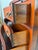 1980s Vintage Georgian Style Mahogany Serpentine Chest of Drawers With Writing Brush Slide For Sale - Image 5 of 12
