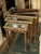 French Vintage French Louis XVI Gilt Nesting Tables with Mirrored Tops set of 3 For Sale - Image 3 of 3