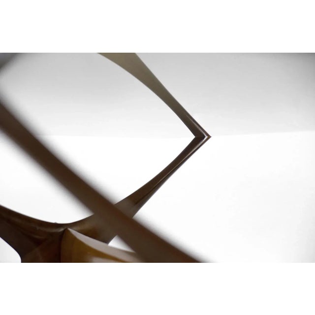 This organically sculptured Condor coffee table was designed by Fredrik Schriever-Abeln and manufactured by Örebro Glass...