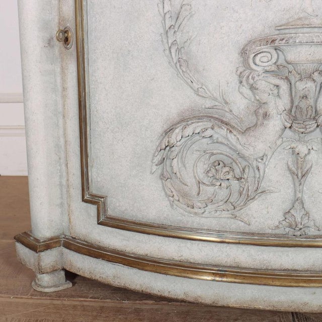 Wood French Bowfronted Buffet, 1890s For Sale - Image 7 of 13