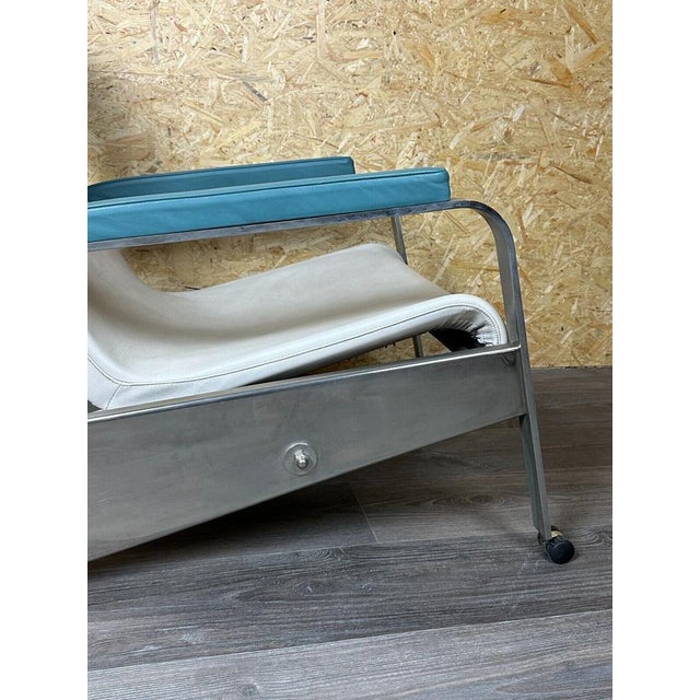 Metal Vintage German Armchair by Jean Prouvé, 1980s For Sale - Image 7 of 18