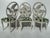 Mid-Century Modern 1960s Set of Aluminum Tropical Patio Chairs, 8 Pieces For Sale - Image 3 of 12