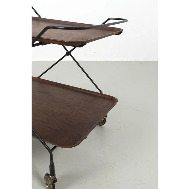 Vintage Service Trolley by Paul Nagel For Sale - Image 6 of 11