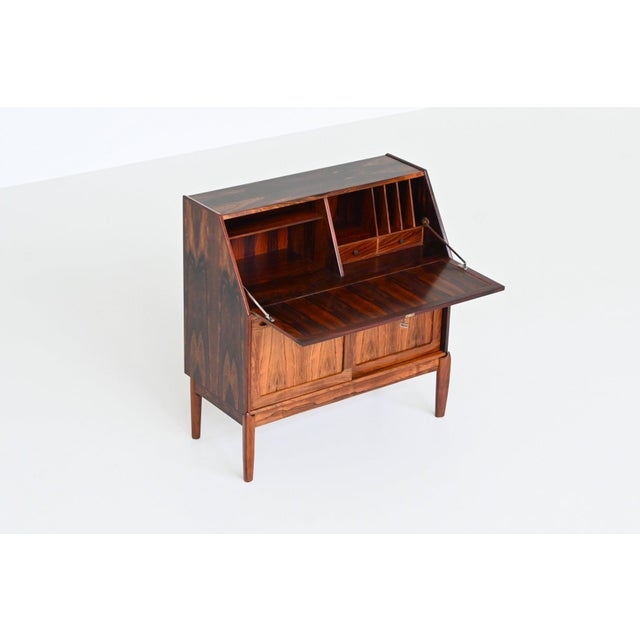 1960s Secretary in Rosewood by H.W. Klein for Bramin, Denmark, 1960s For Sale - Image 5 of 18