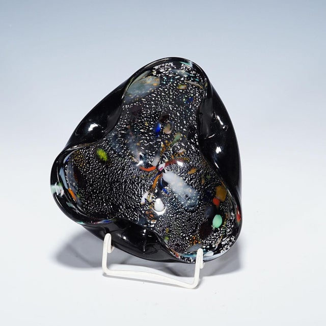 Vintage Murano Tutti Frutti Art Glass Bowl 1950s For Sale - Image 6 of 6