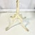 Cream Early 20th C. Antique Boho Chic Traditional Painted Pedestal Pie Crust Top Center Table. For Sale - Image 8 of 12