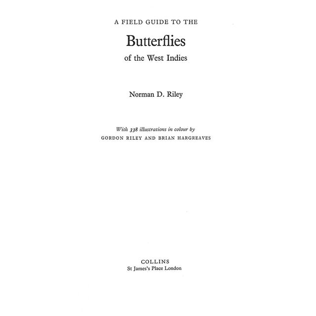 RILEY, Norman D. [224] pp. w/ 24 plates Collins 1975 7 3/4" x 5 1/8"