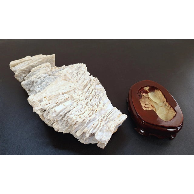 Light Gray Chinese Taihang Mountain Stratified Gongshi For Sale - Image 8 of 9