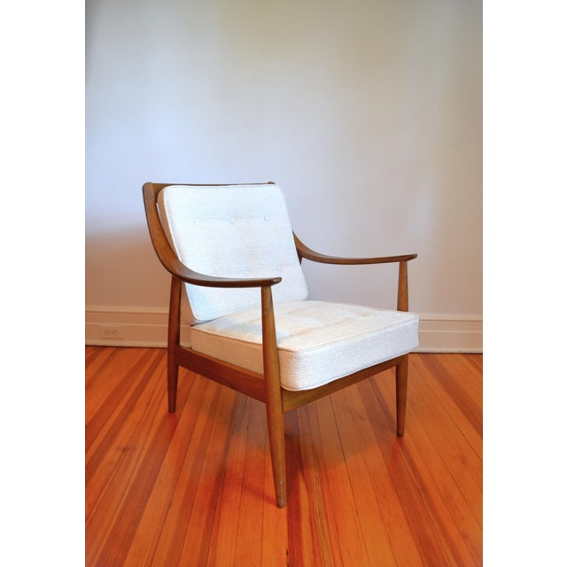 Lounge Chair Model FD-146 designed by Peter Hvidt & Orla Mølgaard-Nielsen for France & Daverkosen in Denmark circa 1950’s....
