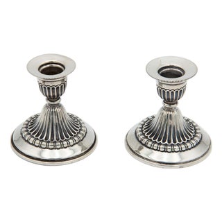 Low Candlesticks, Set of 2 For Sale