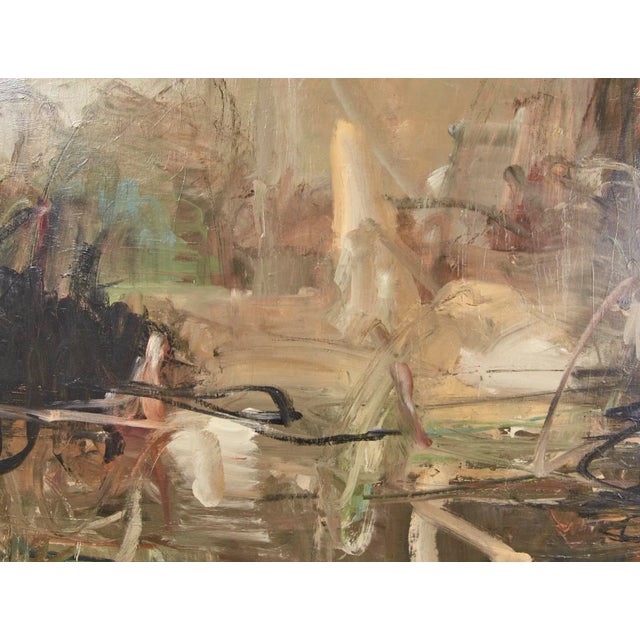 Tom Lieber "Caldron" 1992 Large Abstract Painting For Sale - Image 9 of 13