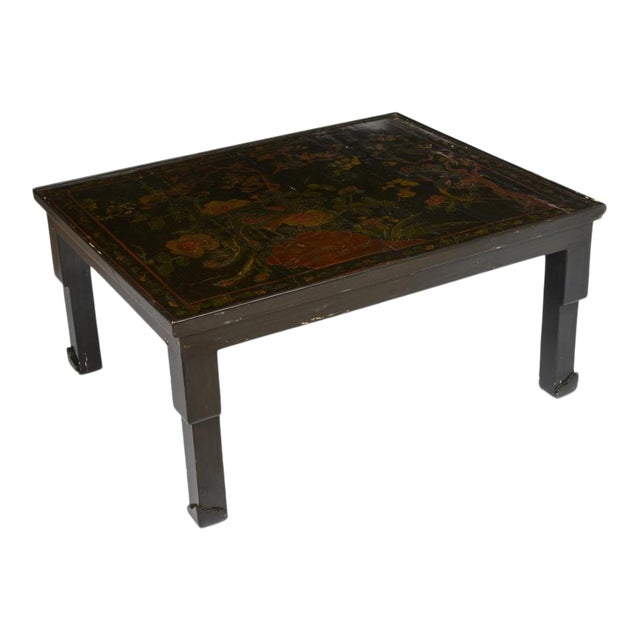 Vintage Chinese Black Lacquer Coffee Table Chairish