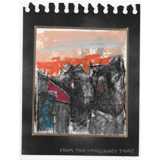 "The Imaginary Front" from New York painter Charles Dudley's 1996 sketchbook. Each sheet is 6 x 7.5 inches and signed on...