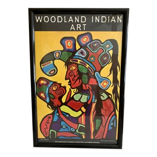 Norval Morrisseau Poster "Woodland Indian Art." For Sale