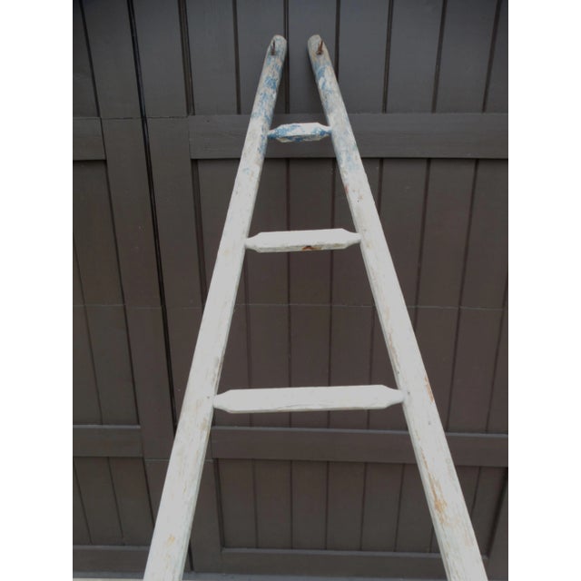 French Country Early French Farm Orchard Picking Ladder, 103 Inches For Sale - Image 3 of 12