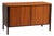 Edward Wormley Dunbar Tambour Door Mahogany Walnut Brass Credenza Cabinet Mid Century Modern For Sale