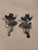 Mexican 1980s Pair of Cowboy Hat and Saddle Sterling Earrings For Sale - Image 3 of 6