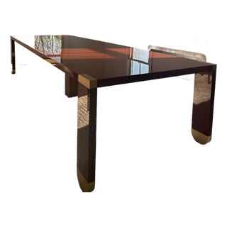 Custom Contemporary French Inspired Dining Table For Sale