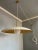 Modern Mid-Century Brass Pendant Light With Exposed Cord Design For Sale - Image 6 of 9