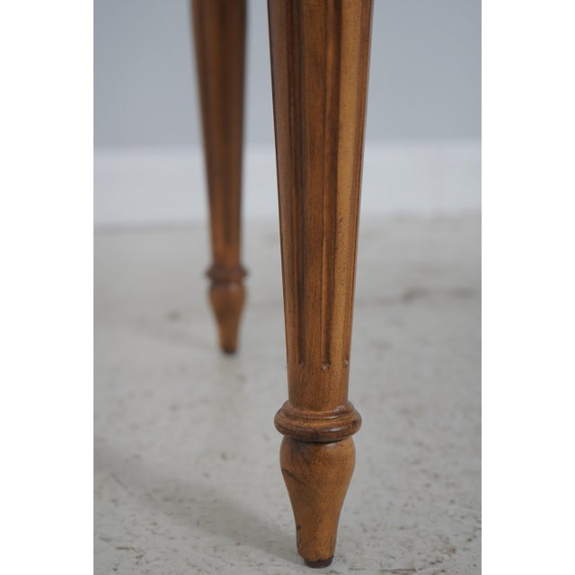 French Louis XVI Cane Side Window Bench For Sale - Image 9 of 12