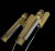 Bd Lumica Brass and Chrome Wall Lamps, 1970s, Set of 2 For Sale - Image 4 of 10