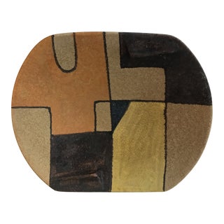 Vintage Mid-Century Modern Italian Studio Art Pottery Vessel For Sale