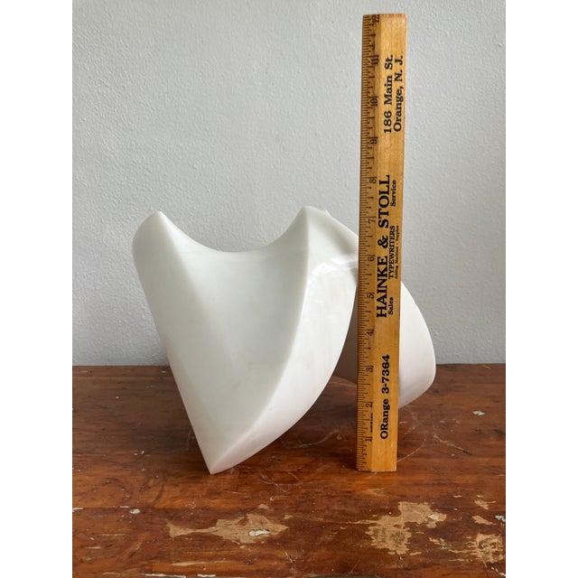 Stone Vintage Biomorphic Marble Sculpture, Unsigned For Sale - Image 7 of 11