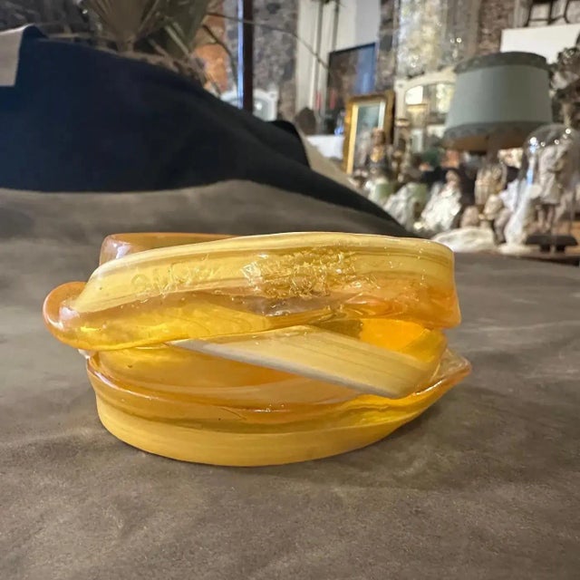 A Vintage 2016 Century Rubber Bangle Bracelet by Gaetano Pesce for Corsi Design For Sale - Image 9 of 9