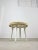 Vintage Italian Stool in Beige Fabric, 1980s For Sale - Image 6 of 11