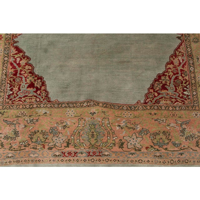 Antique Sultan Abad carpet Oversize 10'3" x 16'8" For Sale - Image 4 of 6