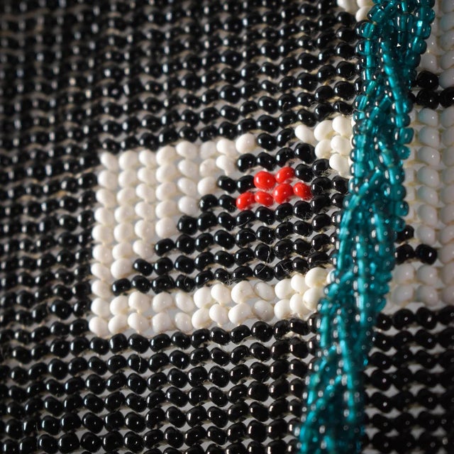 Glass Early 20th Century Ndebele Beaded Wedding Veil Sidley Collection For Sale - Image 7 of 12