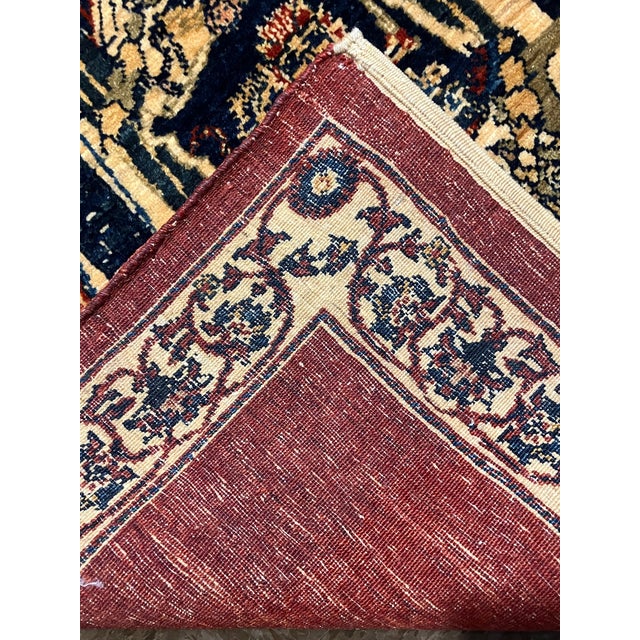 Tribal Vintage Hand-Knotted Persian Kashkoli Lion & Crown Symbol Rug 3'4" X 3'7" For Sale - Image 3 of 6