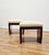Vintage Italian Art Deco Stools in Walnut Crotch, 1930s, Set of 2 For Sale - Image 16 of 16