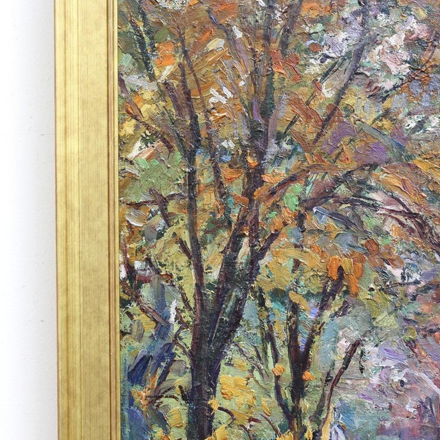 Marie de Nivouliès de Pierrefort, Le Jardin du Luxembourg, 1910, Oil on Canvas, Framed For Sale - Image 3 of 18