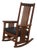 Stickley Mission Cherry Spindle Rocking Chair For Sale