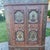 Mid 18th Century Antique Tyrolean Wardrobe with Original Paintings, 1750 For Sale - Image 5 of 13