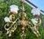 Antique Brass, Copper, and Glass 5-Arm Chandelier, 1900s For Sale - Image 13 of 18