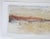 Early 21st century long-format abstract landscape in warm tones print on paper by George Turner (1943-2014) American....