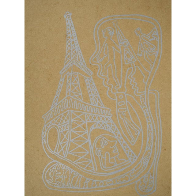 Yvon TAILLANDIER (1926-2018) Paris: The Eiffel Tower Original screenprint Signed in pencil Justified Artist's Proof (EA)...