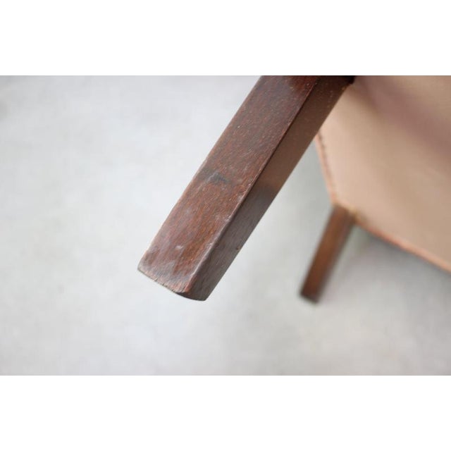 Vintage Armchair by Jindřich Halabala, Czechoslovakia, 1950s For Sale - Image 10 of 12