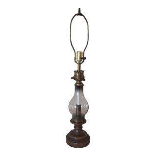 Vintage Oil Lamp Light For Sale