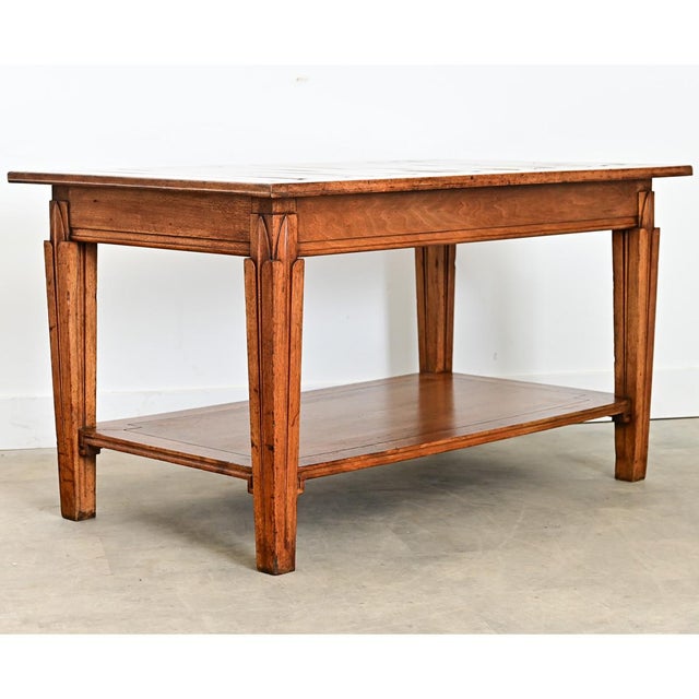 French Early 20th Century Art Nouveau Work Table For Sale - Image 11 of 15