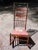 Antique Spoon Carved Solid Oak Spindle Back Rocker Needlepoint Rocking Chair For Sale - Image 9 of 12